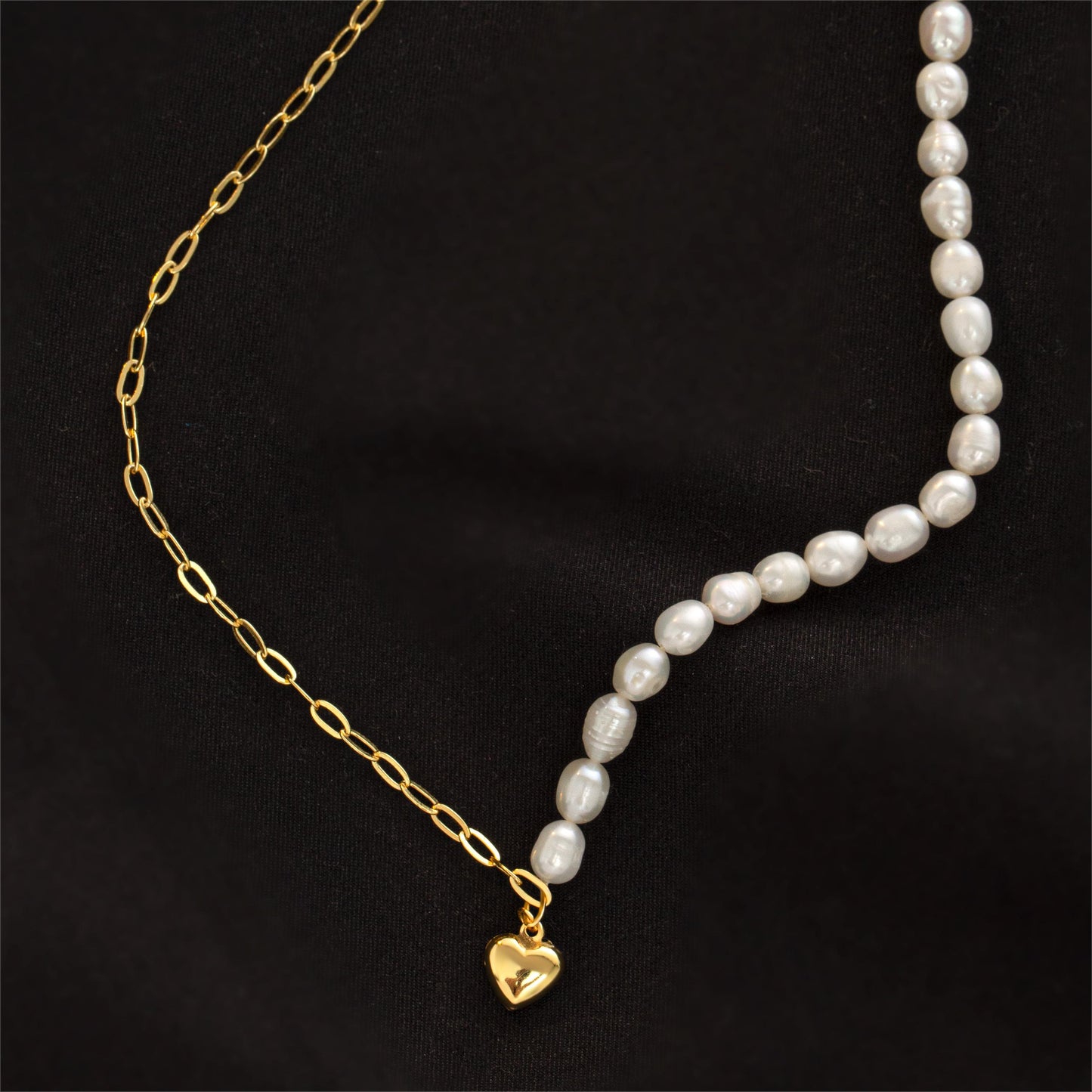 DMCL2302 Collier de perles naturelles