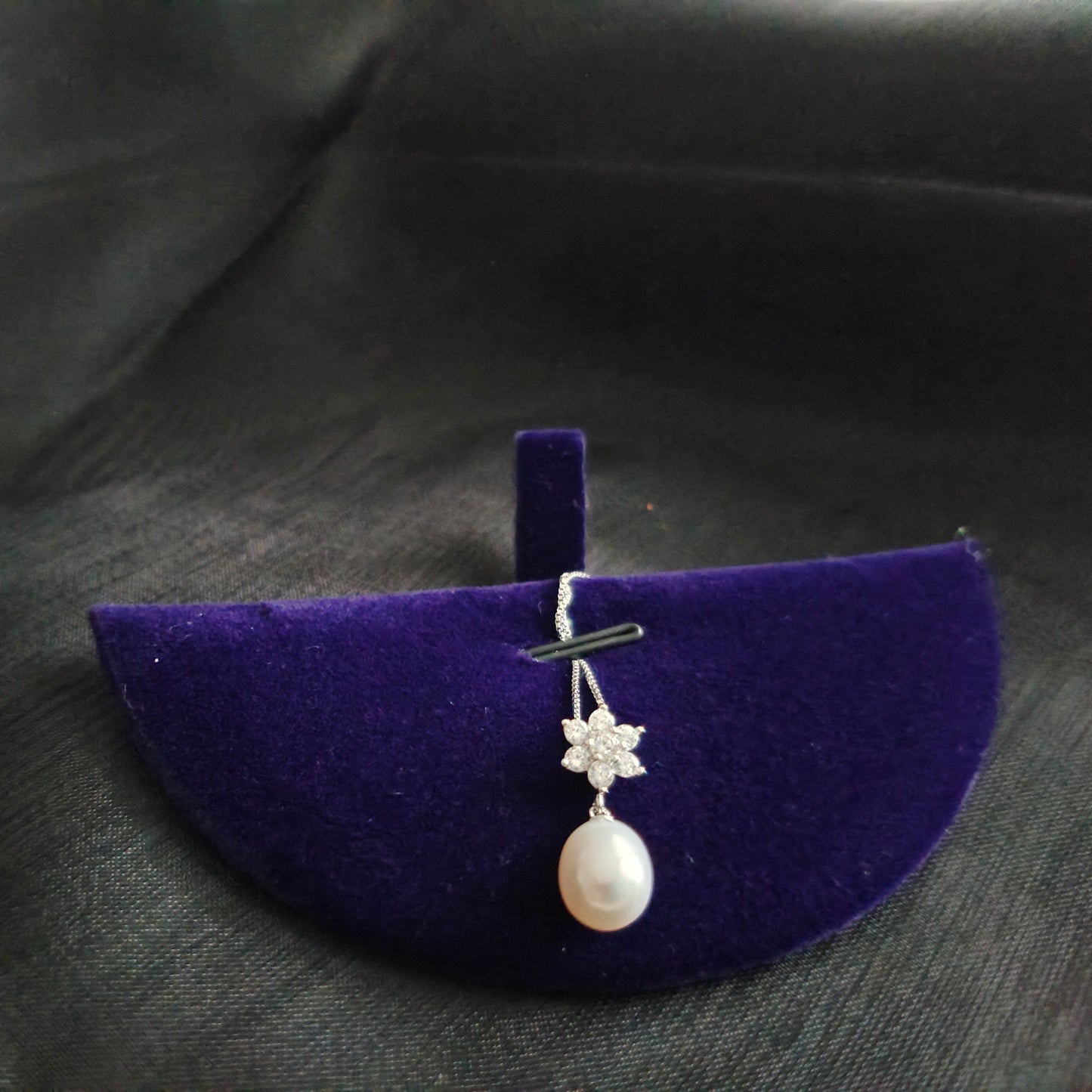 DMEM2303 Parure collier boucles d'oreilles à la forme de flocon de neige