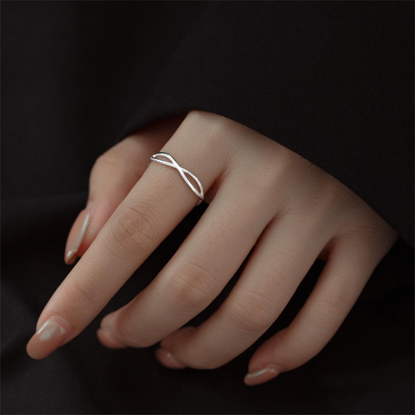 LMBG2302 Bague à la forme infini
