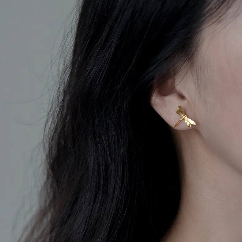 RABO2305 Boucles d'oreilles en forme de libellule