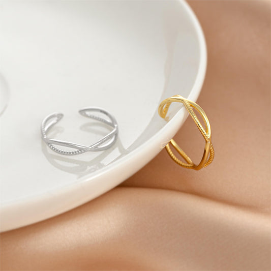 LMBG2302 Bague à la forme infini